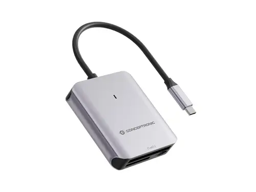 BIAN09G lector de tarjeta USB 3.2 Gen 2 Type-C Gris - Imagen 2