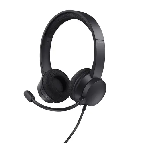 Ayda Auriculares Alámbrico Diadema Llamadas/Música USB tipo A Negro - Imagen 1