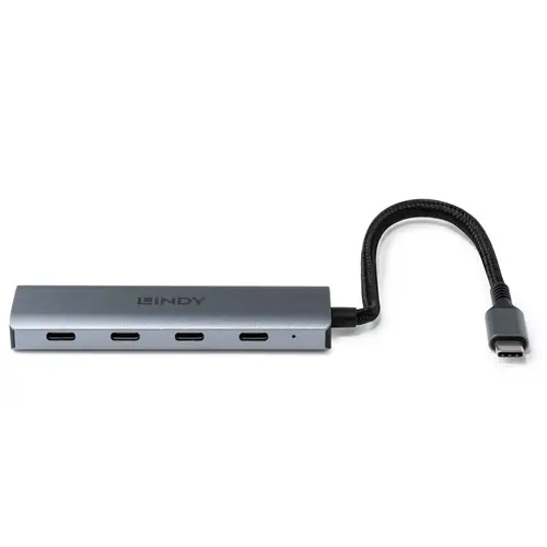 43414 hub de interfaz USB 3.2 Gen 2 (3.1 Gen 2) Type-C 10000 Mbit/s Gris - Imagen 2