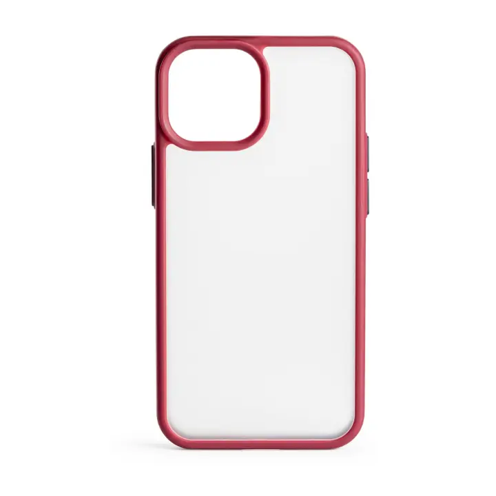 Classic essential funda para teléfono móvil 15,5 cm (6.1") Rojo, Transparente