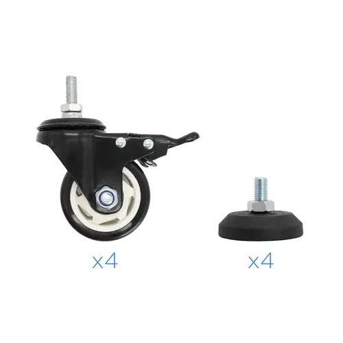 FS20200M-B Soporte de suelo con ruedas/patas para pantallas de 60" - 105" - Imagen 7