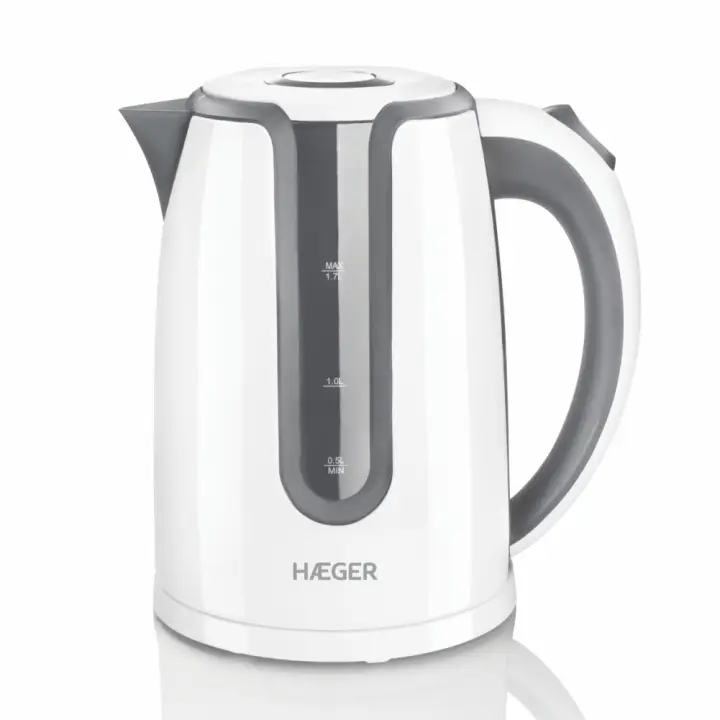 EK-22G.019A tetera eléctrica 1,7 L 2200 W Gris, Blanco