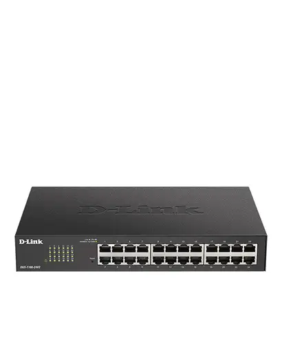 DGS-1100-24V2 switch Gestionado L2 Gigabit Ethernet (10/100/1000) 1U Negro - Imagen 1