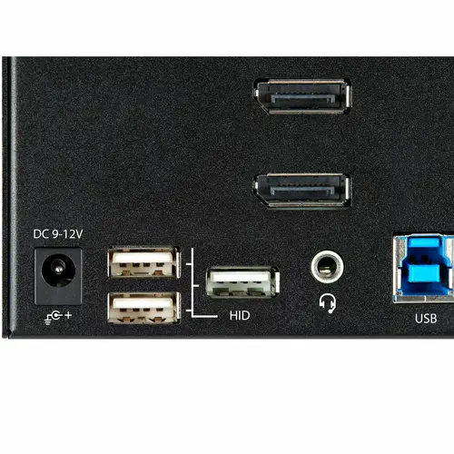Switch Conmutador KVM de 2 Puertos DisplayPort 4K para 3 Monitores - Vídeo de 4K y 60Hz Ultra HD - HDR - Hub Ladrón USB 3.0 de 2 Puertos y 4 Puertos USB 2.0 HID - Audio - HotKey - TAA - Imagen 7
