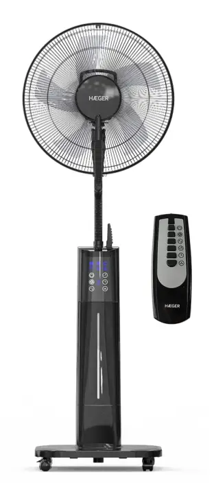 HF-18R.002A ventilador Negro