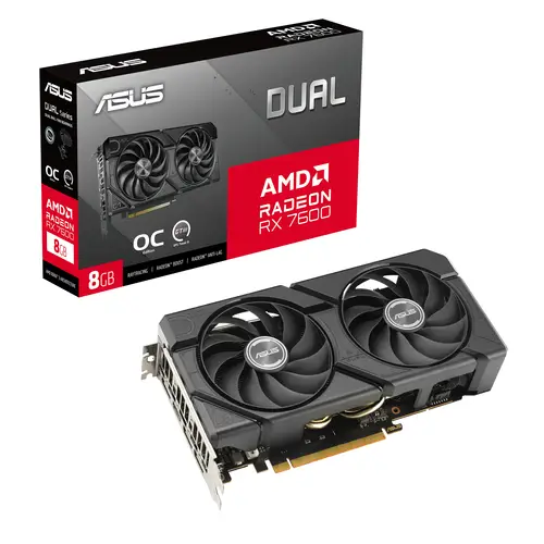 Dual -RX7600-O8G-EVO AMD Radeon RX 7600 8 GB GDDR6 - Imagen 12