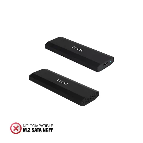 Caja Externa para SSD M.2 NVMe PICe, Negra - Imagen 2
