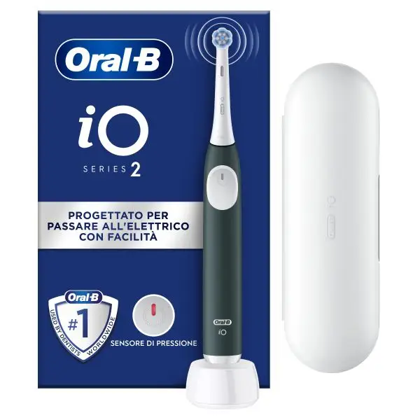 iO2 Adulto Cepillo dental vibratorio Verde, Blanco