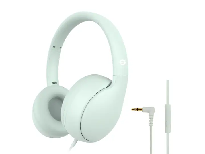 PARRIS04GT auricular y casco Auriculares Alámbrico Diadema Llamadas/Música Verde claro