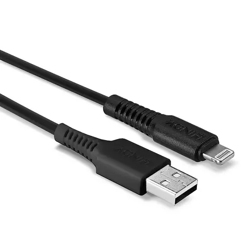 31322 cable de conector Lightning 3 m Negro - Imagen 3