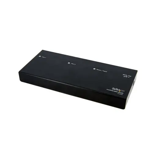 Duplicador Divisor Multiplicador de Vídeo DVI y Audio de 2 puertos - Cable - Imagen 1