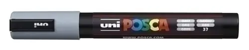 ROTULADOR UNI-BALL POSCA PC5M 1.8-2.5MM GRIS