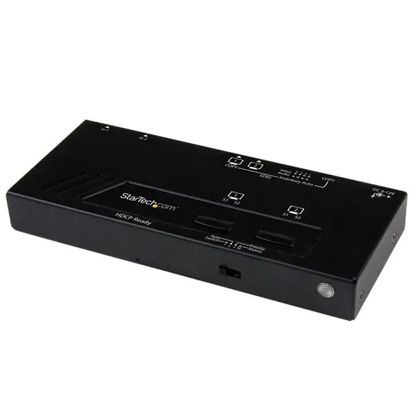 Switch Matricial HDMI de 2x2 con Conmutado Automático y Priorita..