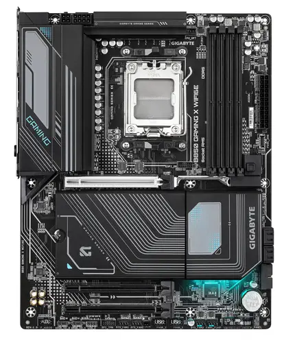 B850 GAMING X WIFI6E Placa Base - Procesadores AMD Ryzen Serie 9000, VRM digital de 12+2+2 fases, hasta 8200MHz DDR5 (OC), 1xPCIe 5.0 + 2xPCIe 4.0 M.2, LAN 2.5G, WIFI 6E, USB 3.2 Gen 2x2 - Imagen 2