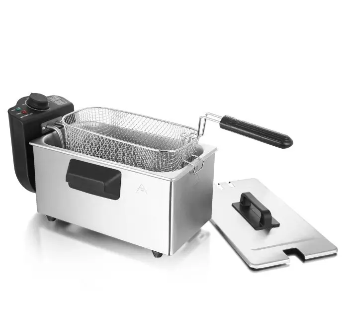 DF-120482.6 freidora Sencillo 3 L Independiente 2000 W Acero inox..