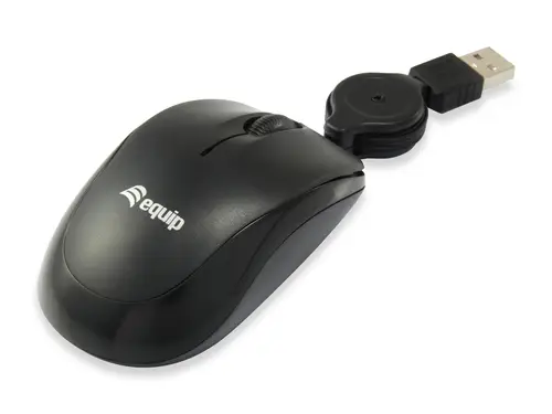 245103 ratón Viajes Ambidextro USB tipo A Óptico 1000 DPI - Imagen 1