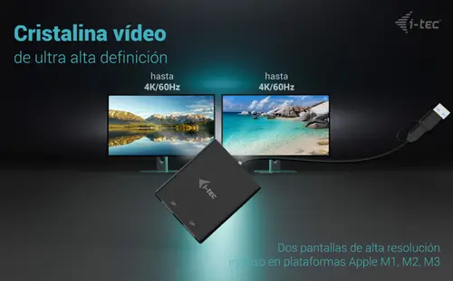 USB-A/USB-C Dual 4K/60 Hz DisplayPort Video Adapter - Imagen 6