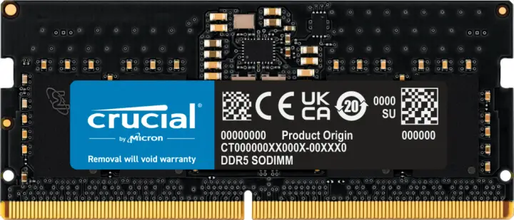 CT8G56C46S5 módulo de memoria 8 GB 1 x 8 GB DDR5 5600 MHz ECC