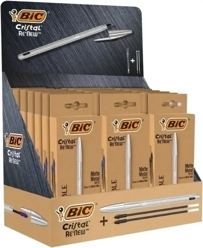 BOLIG.BIC CRISTAL RE´NEW METAL EXP.21
