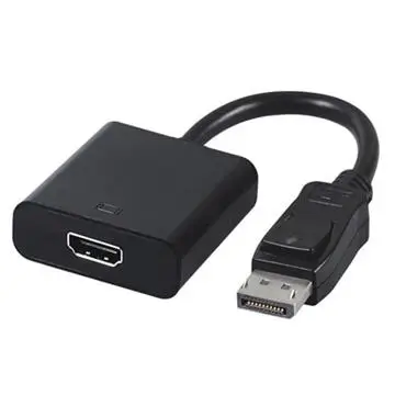 A-DPM-HDMIF-002 adaptador de cable de vídeo 0,1 m DisplayPort HDMI tipo A (Estándar) Negro