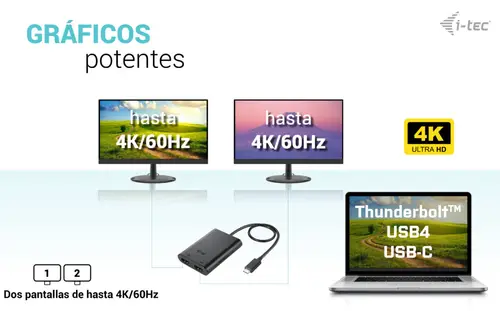 USB-C Dual 4K/60Hz (single 8K/30Hz) HDMI Video Adapter - Imagen 11