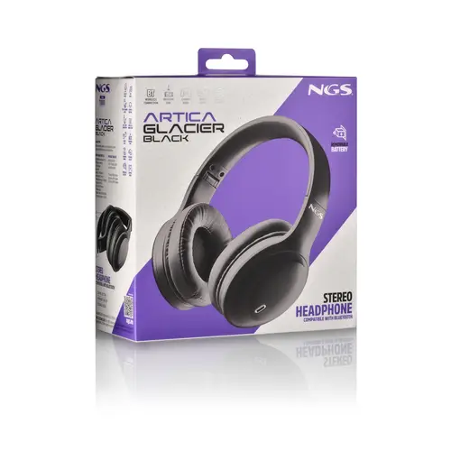 ARTICA GLACIER BLACK Auriculares Inalámbrico y alámbrico Diadema Llamadas/Música/Deporte/Uso diario Bluetooth Negro - Imagen 6