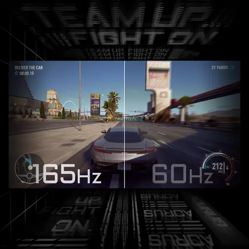 GS27F 27" Monitor de Juego FHD - 1920 x 1080, 165Hz, 1ms, 300 cd/m², FreeSync Premium, HDR Ready, HDMI 2.0, Displayport 1.4 - Imagen 7