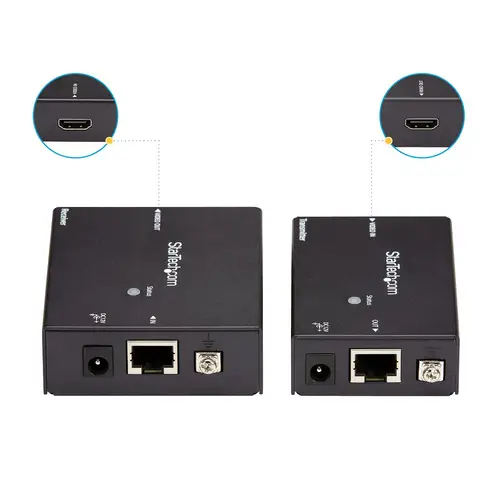 Extensor HDMI por Cat5 HDBaseT - POC Power over Cable - Ultra HD 4K - Imagen 5