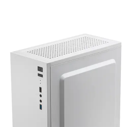 MC100W - Caja Gaming ATX, ventilador 90mm FRGB, ventilación convect-cool, color blanco - Imagen 4