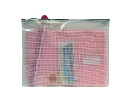 BOLSA MULTIUSO C/CREM. B4-410X315MM VERDE 34124