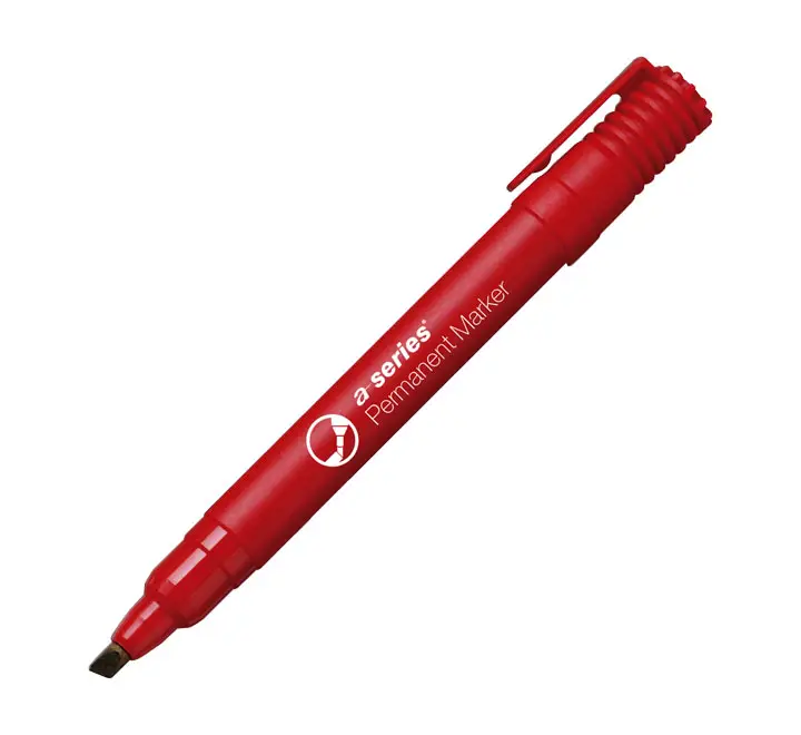 MARCADOR A-SERIES PERM PTA BISEL ROJO AS1089