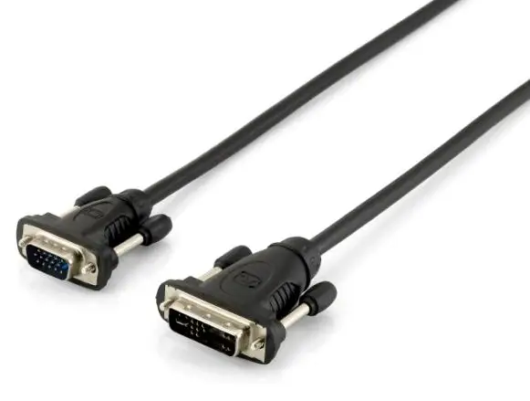 118943 adaptador de cable de vídeo 1,8 m DVI-A VGA (D-Sub) Negro