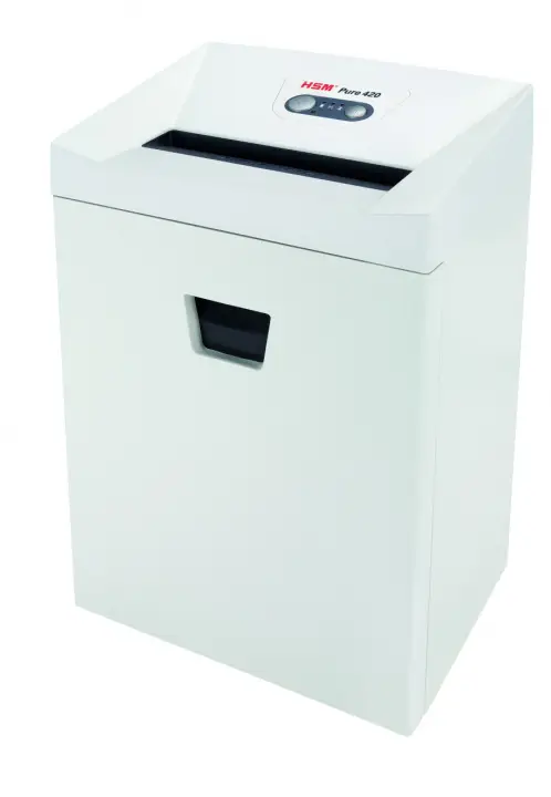 Pure 420 triturador de papel Corte en partículas 56 dB 24 cm Blanco