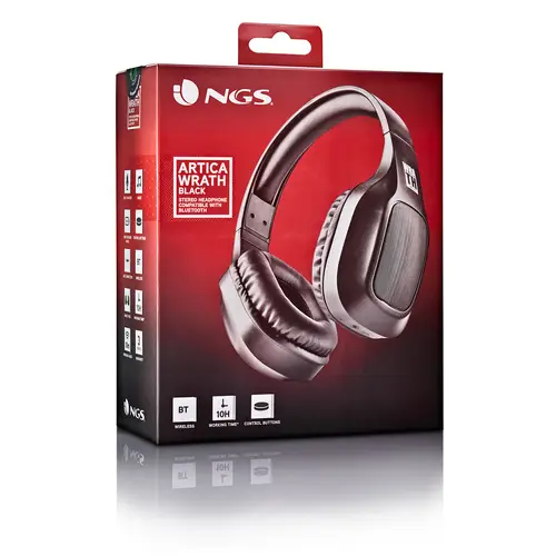 ARTICA WRATH Auriculares Inalámbrico y alámbrico Diadema Llamadas/Música USB Tipo C Bluetooth Negro - Imagen 9