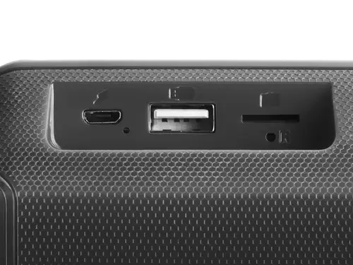 MSBAX, Altavoz Bluetooth RGB, Compacto,10W, USB/MicroSD/Radio, Negro - Imagen 5