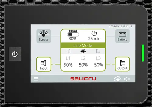 SLC 10000 TWIN RT3 MULTI sistema de alimentación ininterrumpida (UPS) Doble conversión (en línea) 10 kVA 10000 W - Imagen 5