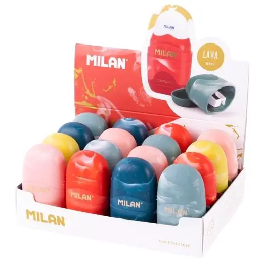 MILAN AFILABORRAS CAPSULE LAVA SURTIDO CAJA EXPOSITORA 16 UD