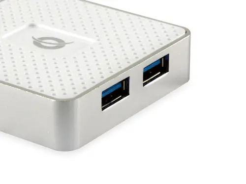 HUBBIES03W hub de interfaz USB 3.2 Gen 1 (3.1 Gen 1) Micro-B 5000 Mbit/s Blanco - Imagen 5