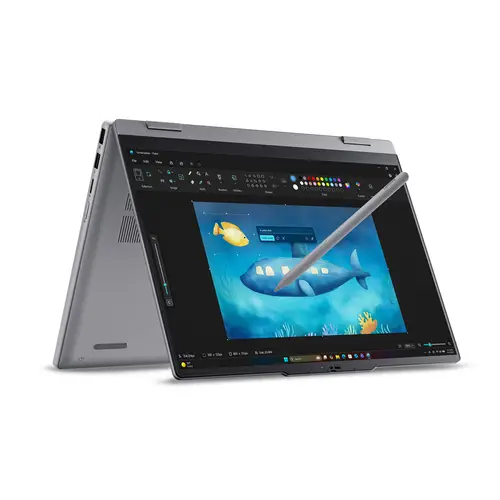 ThinkBook 14 2-in-1 G6 IPL Copilot+ PC Intel Core Ultra 7 355 Híbrido (2-en-1) 35,6 cm (14") Pantalla táctil WUXGA 16 GB DDR5-SDRAM 512 GB SSD Wi-Fi 7 (802.11be) Windows 11 Pro Gris Español - Imagen 14