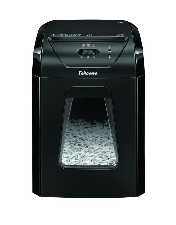 Powershred 12C triturador de papel Corte cruzado 22,5 cm Negro