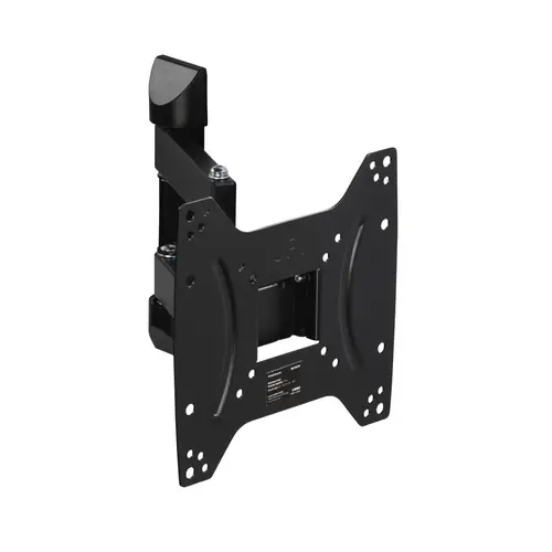 Soporte de Pared para televisores de 19 a 48", 2 brazos, Giratorio 180°, inclinable +5°/-12°, para televisores de hasta 20kg, VESA 200 x 200, Extensible, Color Negro - Imagen 9