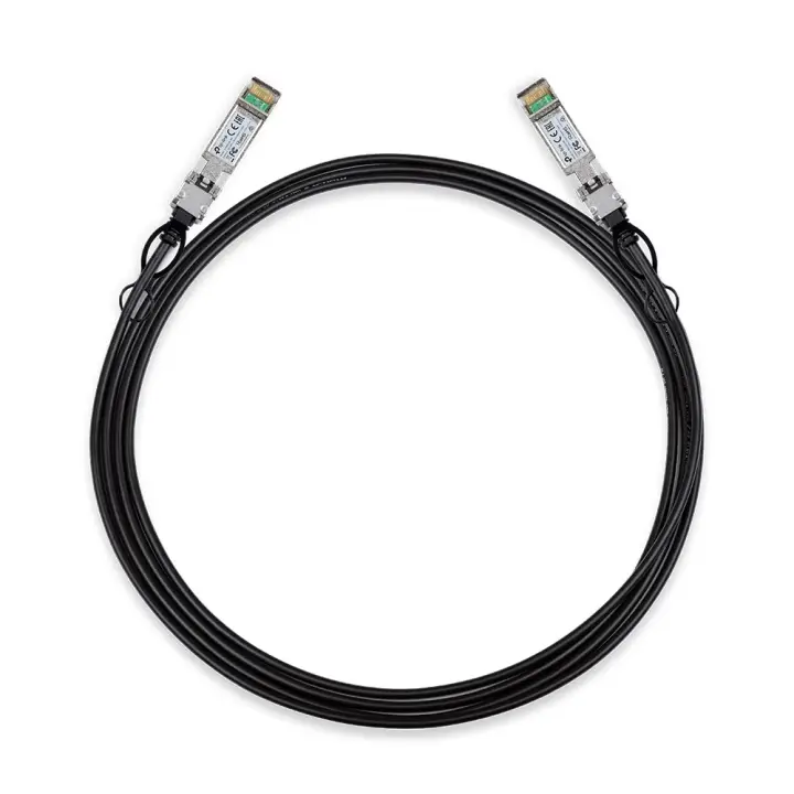 TL-SM5220-3M Cable de fibra óptica e InfiniBand SFP+ DAC Negro