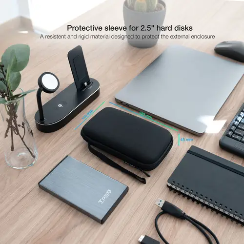 Estuche Protector para Caja Externa de 2.5, Negro - Imagen 2