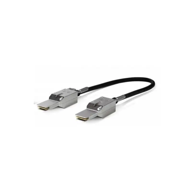 STACK-T4-3M= Cable de fibra óptica e InfiniBand Negro, Gris