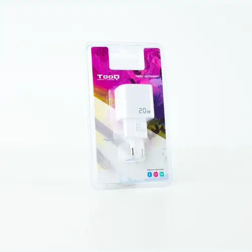 Cargador de Pared USB-C/PD + USB-A/QC 20W, Blanco - Imagen 6