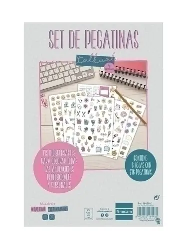 PEGATINAS FIN. SURTIDO SET de 6