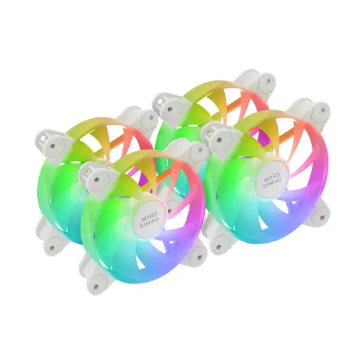 MF-4A Carcasa del ordenador Ventilador 12 cm Blanco 4 pieza(s) - Imagen 1