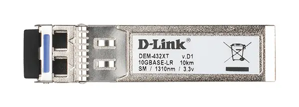 DEM-432XT red modulo transceptor Fibra óptica 10000 Mbit/s SFP+ 1310 nm
