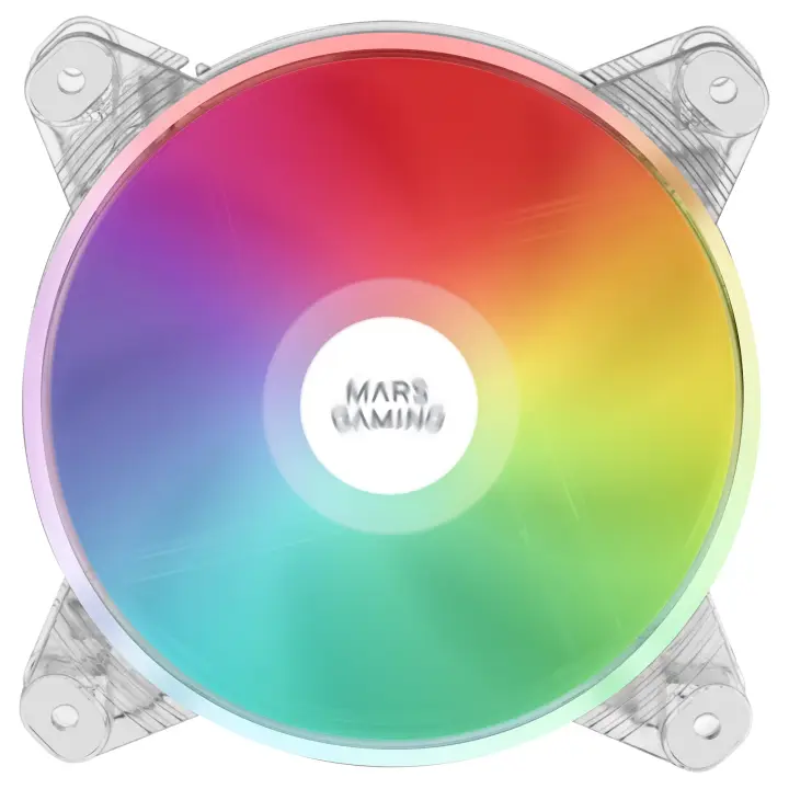 MFD, Ventilador de PC 120mm RGB, Ultrasilencioso 14dB, Molex, Transparente