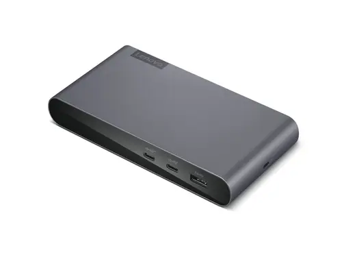 40B30090EU base para portátil y replicador de puertos 2 x USB 3.2 Gen 2 (3.1 Gen 2) Type-C Gris - Imagen 1